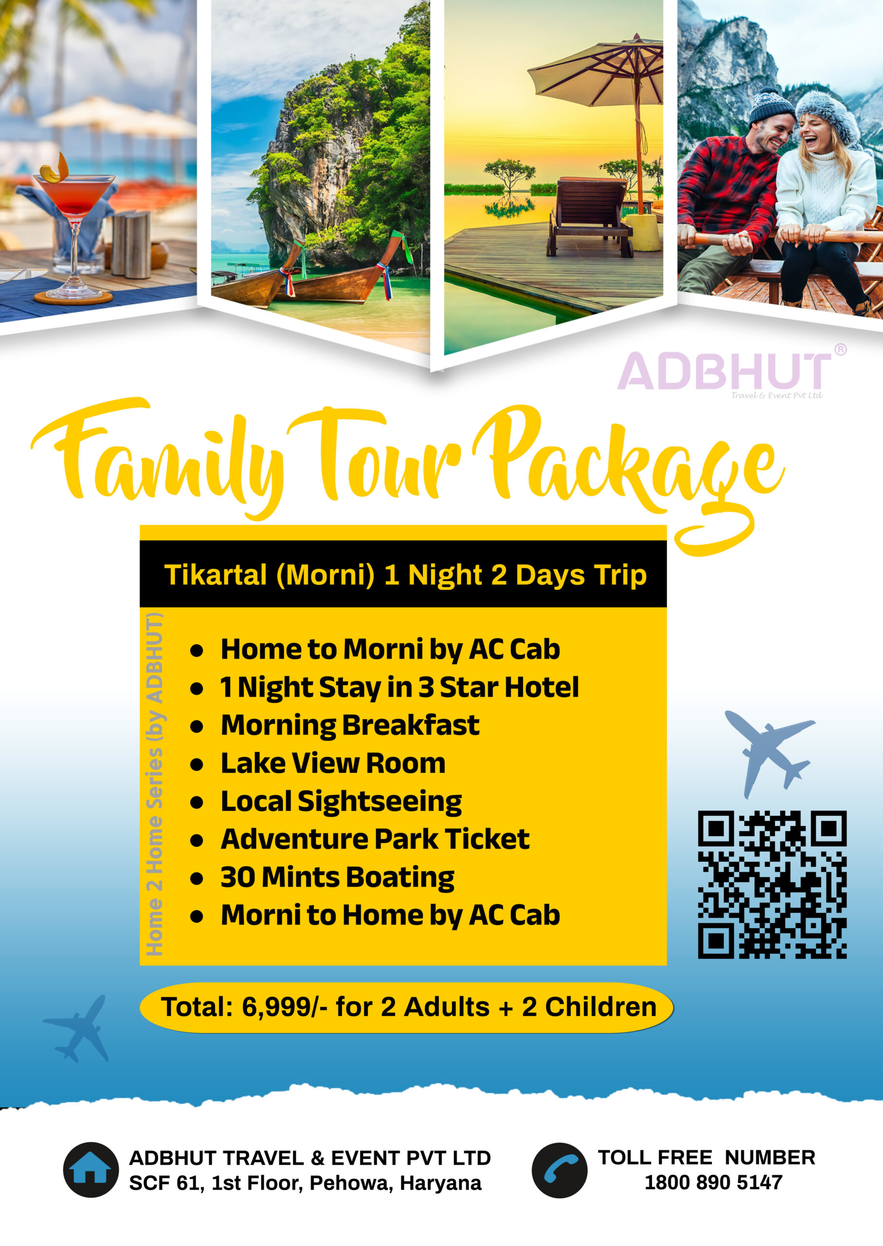 Morni Hills 1N/2D Package